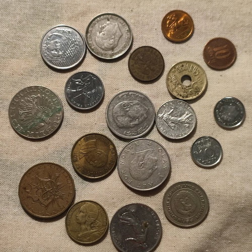 Coins used from various countries