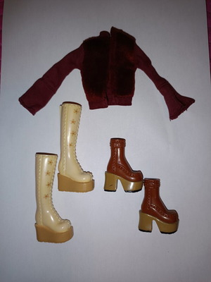 My Scene Kennedy 1st Wave Boots and Jacket used