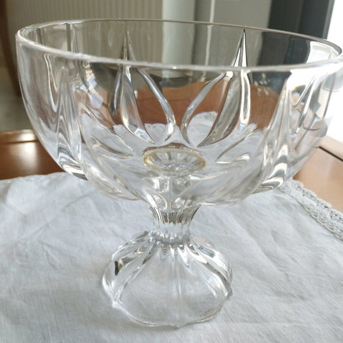 Vintage Nachtmann Crocus Crystal Footed Bowl like new