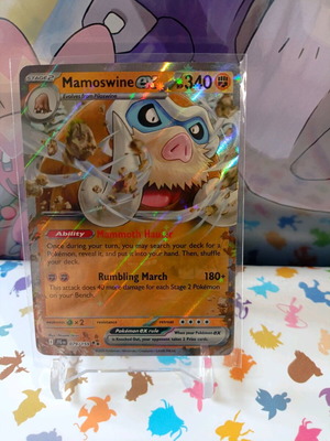 Mamoswine ex (JTG 079) Pokémon card like new, Journey Together singles