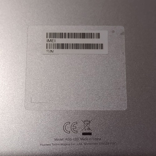 Huawei Tablet MediaPad T3 used for parts or repair