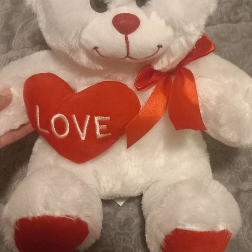 Teddy bear like new, perfect for Valentine's Day