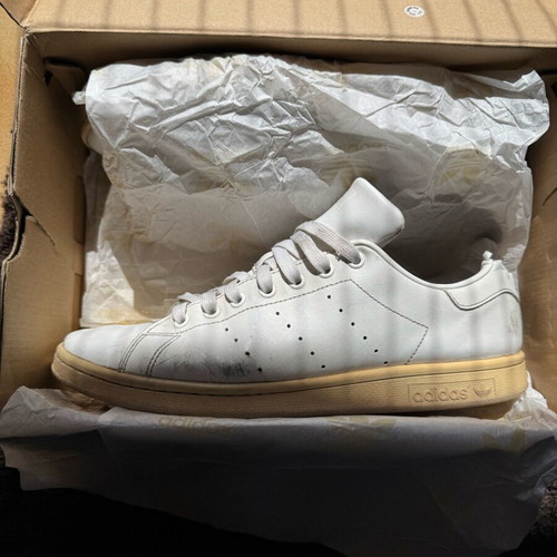 Adidas Stan Smith white leather sneakers size 45