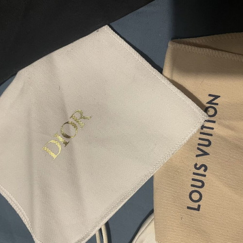Authentic dust covers and pouches new, sold together
