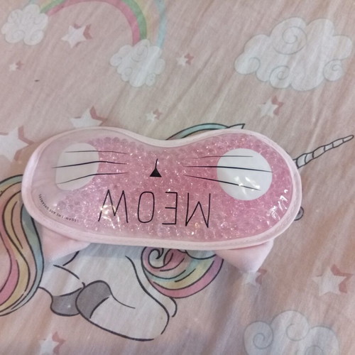 Legami Face Sleep Mask like new with beads