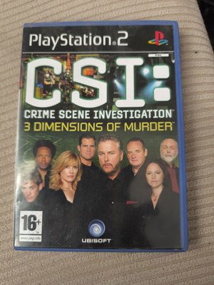 CSI Crime Scene Investigation 3 Dimensions of Murder παιχνίδι PlayStation 2