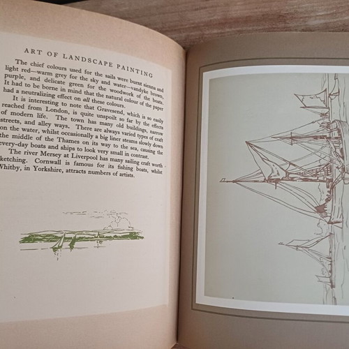 The Art of Landscape Painting book used, English edition by Leonard Richmond