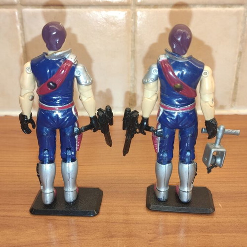 GI Joe Cobra Tomax and Xamot figures 1985