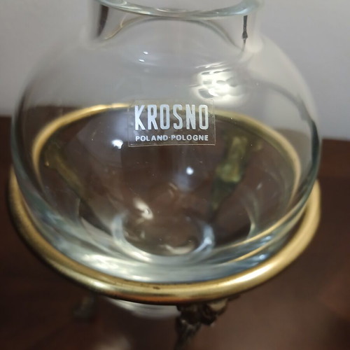 Krosno Poland Crystal Decorative Vase like new, vintage, collectible