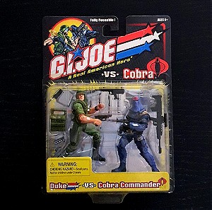 Duke VS Cobra Commander GI Joe (2001) (ΣΦΡΑΓΙΣΜΕΝΟ)