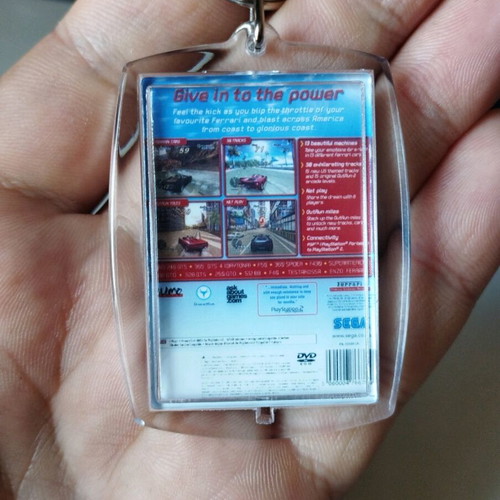 Outrun 2006 Coast 2 Coast PS2 acrylic keychain