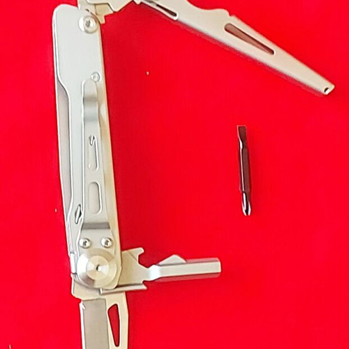 Multitool new with large scissors, knife, and double-tip screwdriver