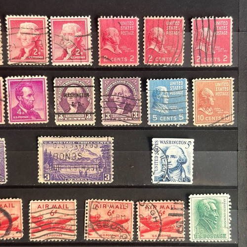 USA Stamp Collection 1923-1959 like new, presidents and commemoratives