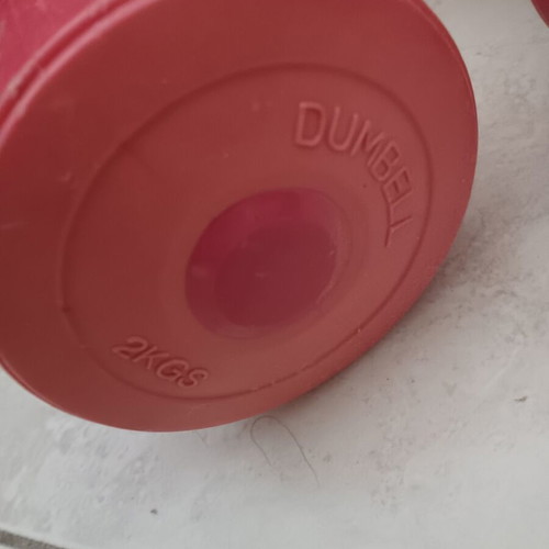 Weights used, 2kg each, set of 2
