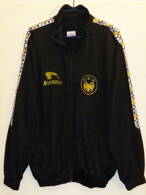 AEK Kronos basketball tracksuit set used vintage retro, size L