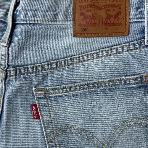 Levi's 501 Denim Shorts vintage, like new, blue, W27