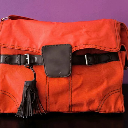 Changing bag used, spacious and practical with adjustable strap