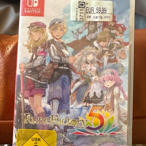 Rune Factory 5 Nintendo Switch game new