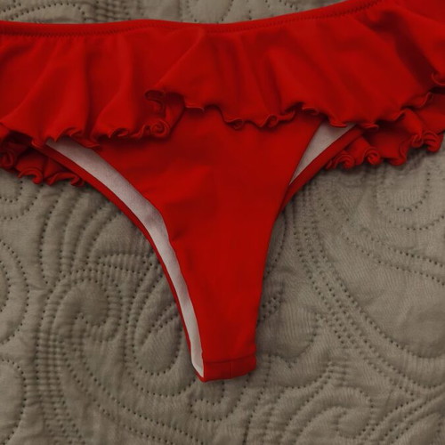 Swimwear bottom new, size M, red