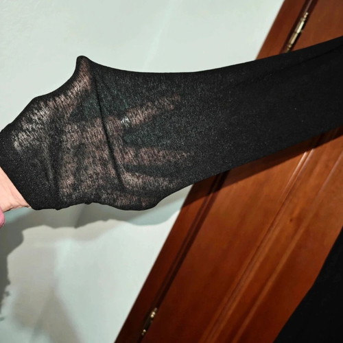 Dress with transparency black, size M, like new
