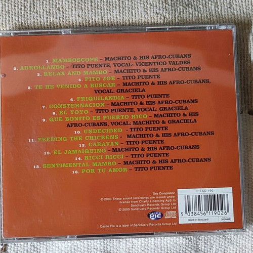 Tito Puente Machito Kings of Mambo CD like new