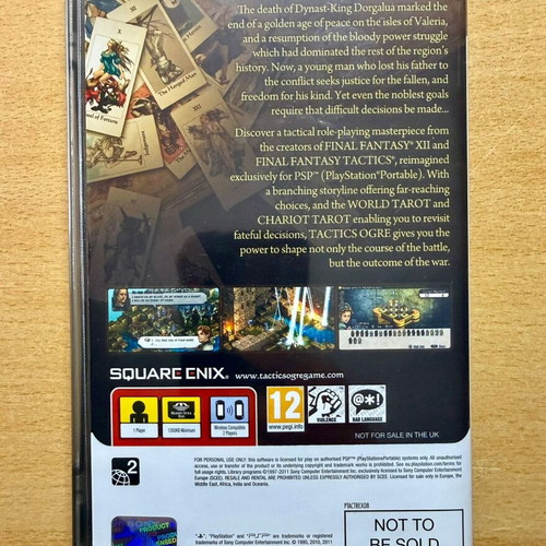 Tactics Ogre Let Us Cling Together Premium Edition for PSP like new