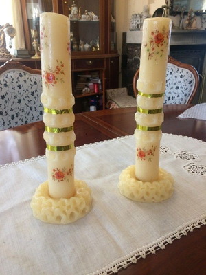 Αντίκες κεριά 36 εκ.