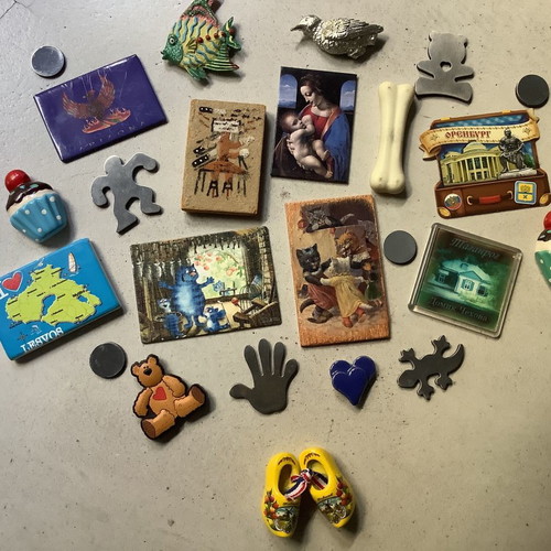 Magnets used, pack of 27 assorted
