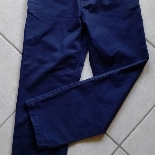 Boys' blue fabric pants Zara used size 140 cm