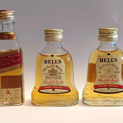Mini scotch whisky pack of 6, 50ml, like new