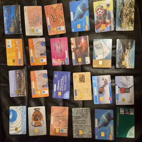 Vintage OTE Phone Cards Collection used