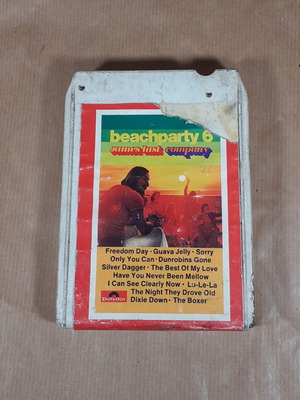 8-Track Cassette BeachParty 6 James Last Company used, pop