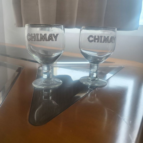 Chimay Beer Glasses like new, set of 2