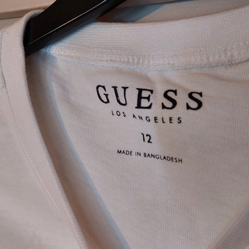 Guess kids T-shirt new, size 12, white