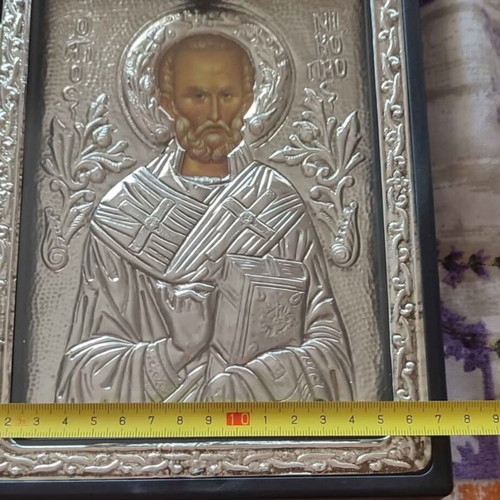 Silver religious icon like new
