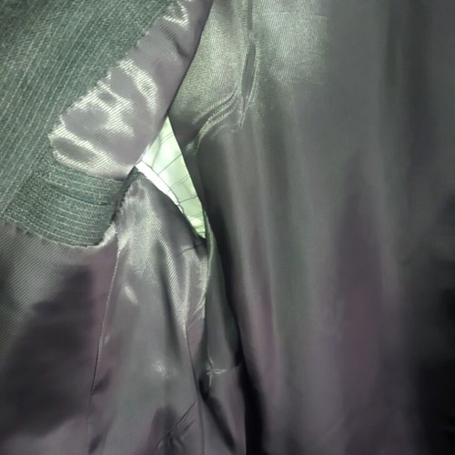 Jacket used dark gray wool, size XL