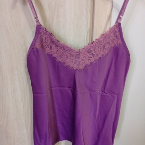 Satin blouse used, size S, purple