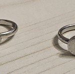 Tommy Hilfiger ring set stainless steel 316L like new, size 54
