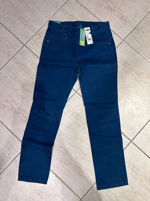 Benetton cotton pants for boy 10-11 years new, blue
