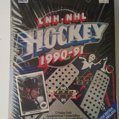 Upper Deck NHL Hockey 1990-91 Factory Sealed Box English Edition