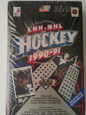 Upper Deck NHL Hockey 1990-91 εργοστασιακά σφραγισμένο κουτί έκδοση English