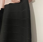 Lipsy London dress with open back like new, black and pink