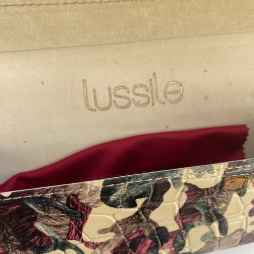 Lussile sunglasses with fuchsia acetate frame like new