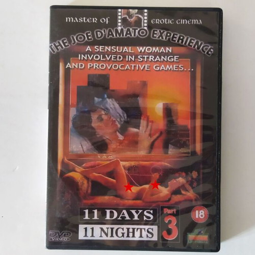 Eleven Days, Eleven Nights 3 DVD like new, erotic drama with subtitles