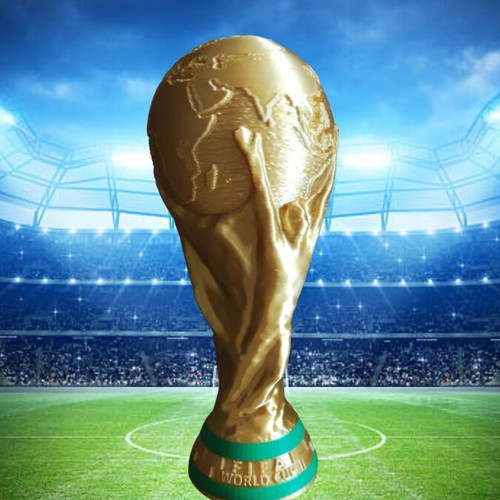 World Cup trophy figurine 3d printed new, height 17 cm