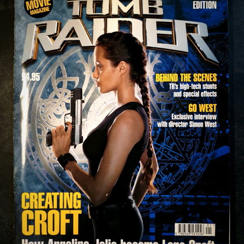 Lara Croft Tomb Raider The Movie Collectors' Edition magazine like new, English
