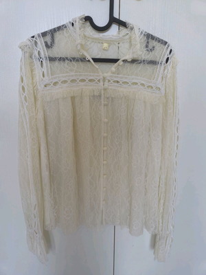 BSB lace shirt used, white, size M