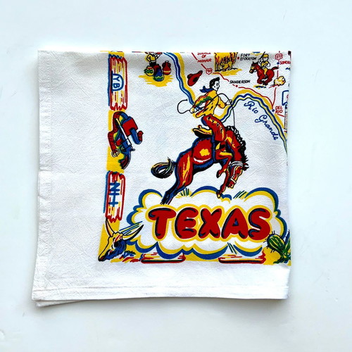 Texas map kitchen towel new 100% cotton