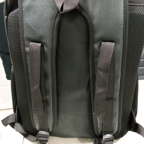 Backpack new synthetic leather black
