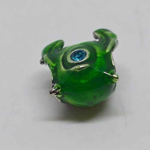 Monsters Inc Mike Wazowski Silver Charm 925 like new